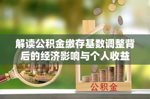 新蔡解读公积金缴存基数调整背后的经济影响与个人收益