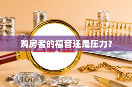 新蔡购房者的福音还是压力？