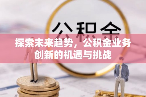 新蔡探索未来趋势，公积金业务创新的机遇与挑战