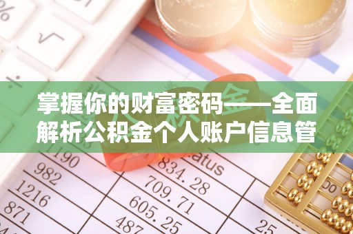 新蔡掌握你的财富密码——全面解析公积金个人账户信息管理与优化