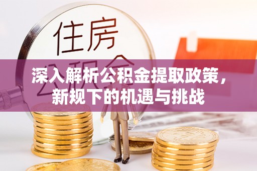 新蔡深入解析公积金提取政策，新规下的机遇与挑战