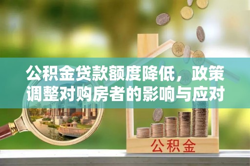 新蔡公积金贷款额度降低，政策调整对购房者的影响与应对策略