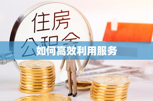 新蔡如何高效利用服务