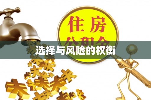 新蔡选择与风险的权衡