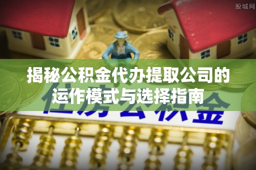 新蔡揭秘公积金代办提取公司的运作模式与选择指南