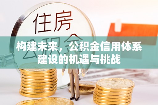 新蔡构建未来，公积金信用体系建设的机遇与挑战