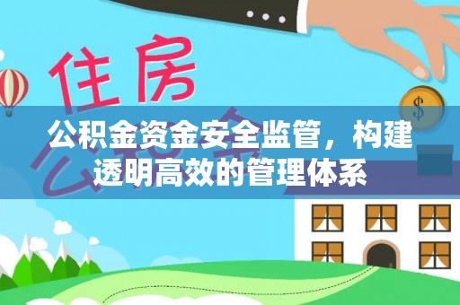 新蔡公积金资金安全监管，构建透明高效的管理体系